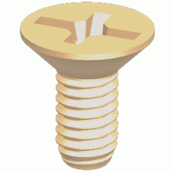 Countersunk  crossed screw [907] (907050800002)