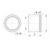 High wear Slide bearing [103-3] (103109019247)