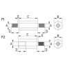 Hexagonal low Voltage insulator [124] (124300200001)