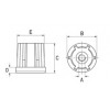 Heavy duty round threaded insert [280-1] (280030622016)