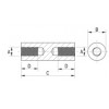 Cylindrical spacer [300] (300251800038)