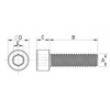 Socket head screw metal DIN 912 [340-m] (340031641553)