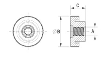 Knurled nut [073]