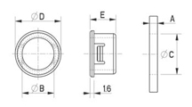 Snap fit bushing [437]